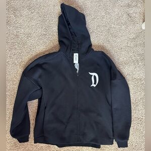 Disney Black Zip-up Hoodie